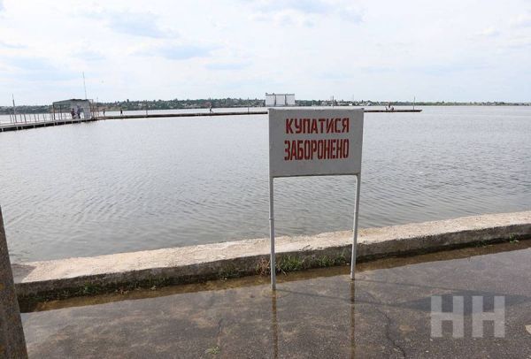 Содержание кишечной палочки в водоемах Николаева все еще превышено в десятки раз