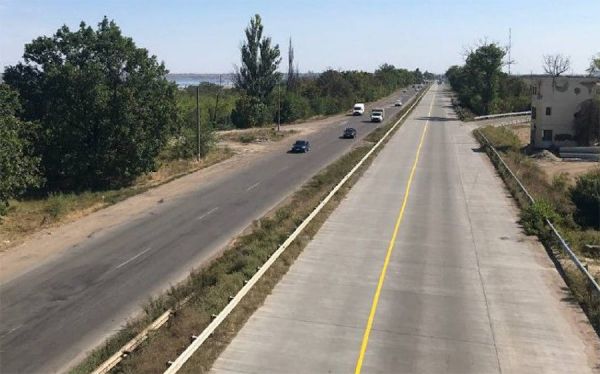 На трассе М-14 начался ремонт дороги на выезде из Николаева в сторону Одессы