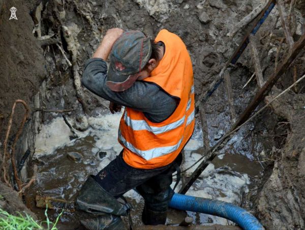 В Николаеве Центральный проспект и Сухой Фонтан без воды