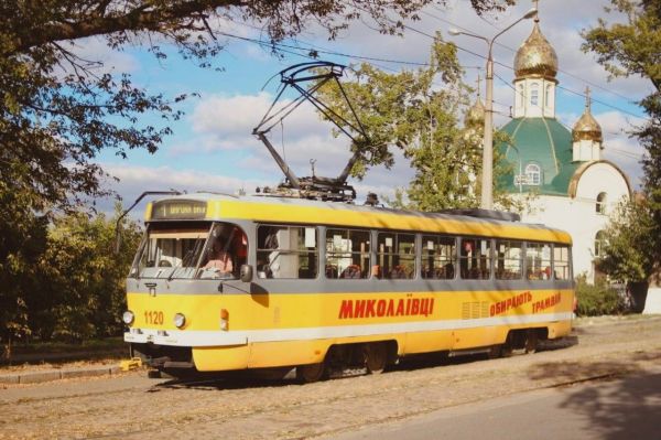 В Николаеве временно меняется маршрут движения трамвая №1