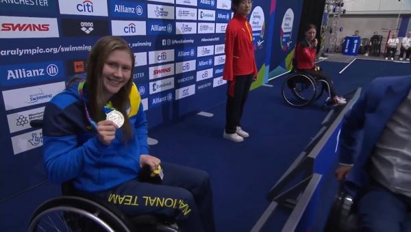 На чемпионате мира в Манчестере пловчиха Анна Гонтарь из Николаева взяла серебро на 100-метровке вольным стилем