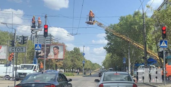 Завтра на оживленном перекрестке в центре Николаеве не будет работать светофор