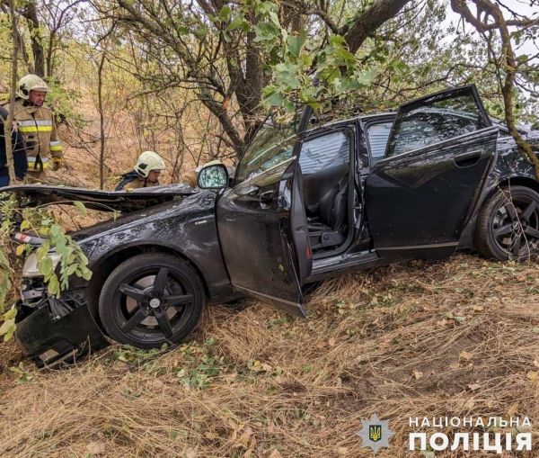 Смертельная авария за Ольшанским: Audi A6 слетела с трассы