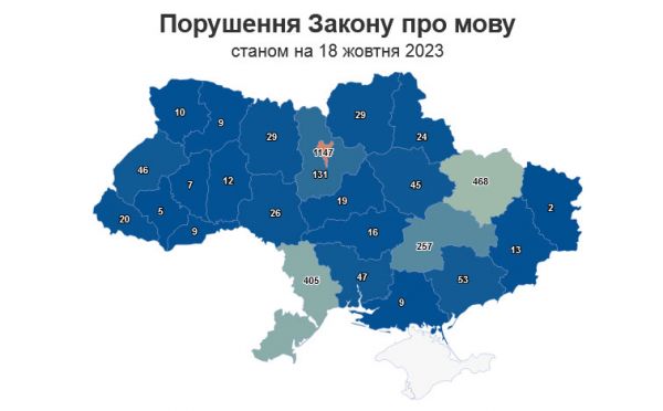 Николаевская область на пятом месте в Украине по количеству жалоб в офис языкового омбудсмена