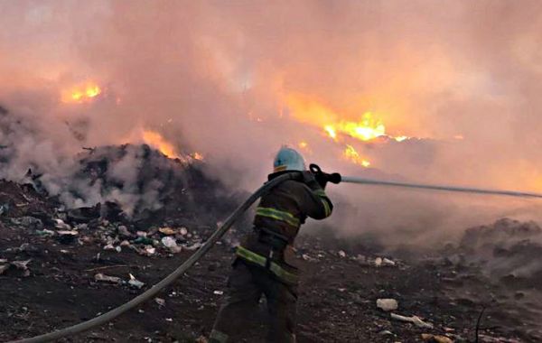 Экологи подсчитали ущерб после поджога на мусорном полигоне в Баштанской районе
