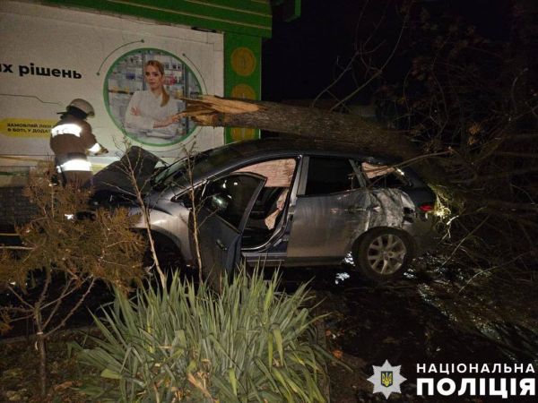 Пьяный водитель устроил аварию на Пушкинском кольце: снес дерево и зацепил девушку на тротуаре