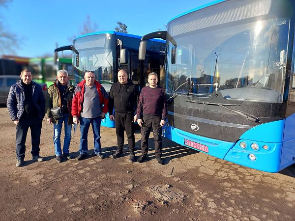 В Николаев в последний день 2023 года приехали новые автобусы