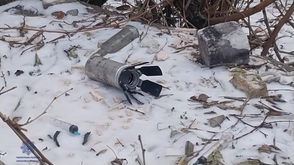 В центре Николаева нашли кассетный боеприпас