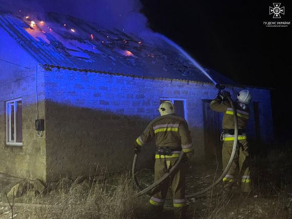 Газосварщик едва не сжег столярный цех в Николаеве, а в Варваровке горел дом