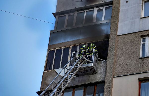 Сегодня в самом центре Николаева произошел пожар в многоэтажке
