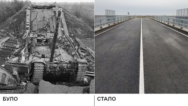 На Николаевщине отремонтировали мост на трассе Т-15-08, уничтоженный во время войны