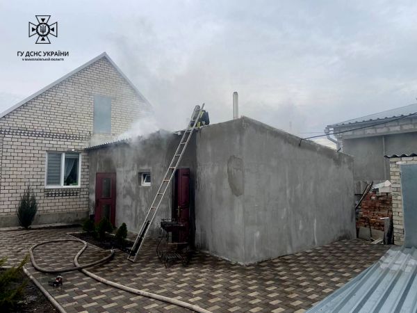 В Николаевской области пожаром в бане заинтересовалась полиция