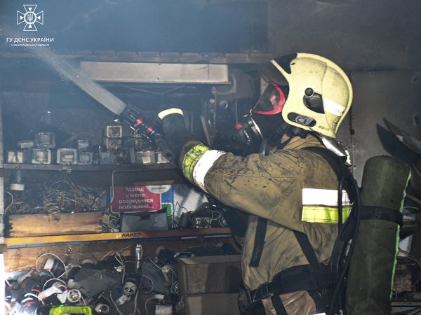 В Николаевской области мужчина во время пожара отравился продуктами горения