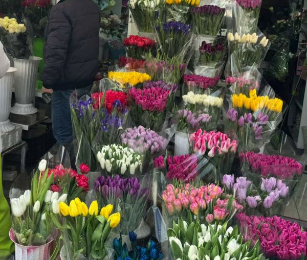 На 8 Марта на цветочных рынках в Николаеве есть все. Цены