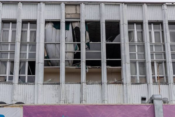 В Одессе ракета ударила по Двору спорта, триста квартир разрушены
