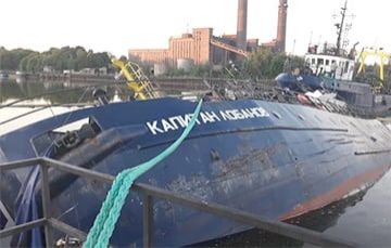 Взорвалось и затонуло российское судно «Капитан Лобанов»
