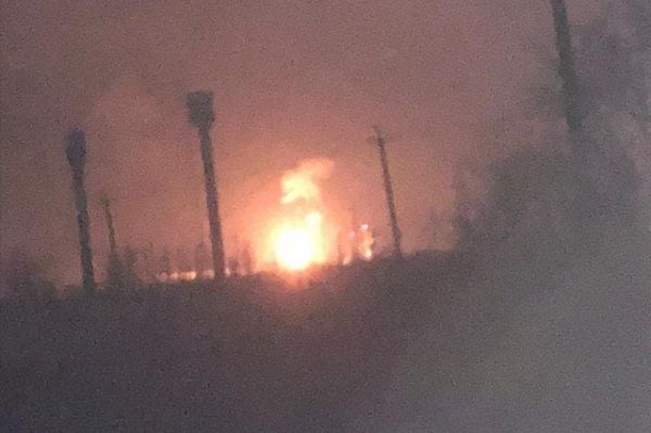 Шестой за неделю – горит нефтеперерабатывающий завод «Славянский»