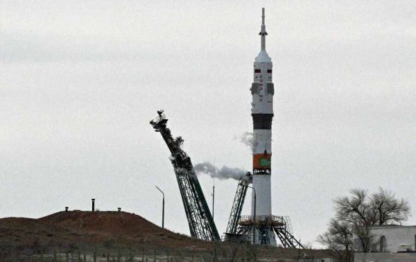 На Байконуре в последний момент отменен запуск российского корабля "Союз МС-25" с космонавтами на борту