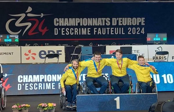 Николаевский саблист Сереженко выиграл золото чемпионата Европы по парафехтованию в Париже