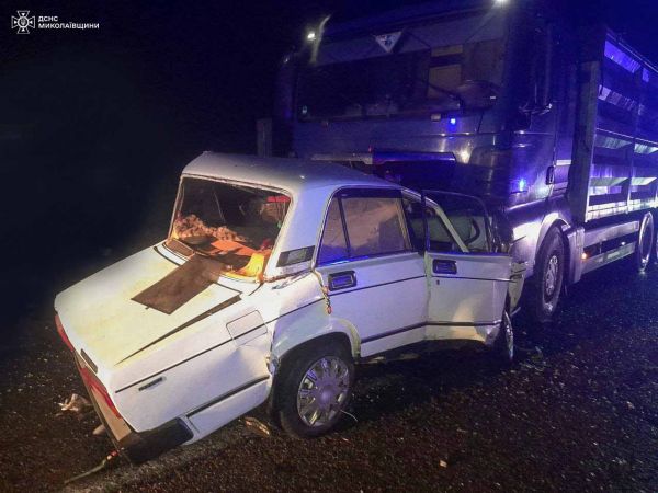Вечером в Николаевской области погиб водитель легкового автомобиля. Фото