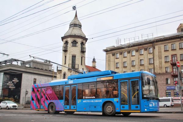 В Николаеве возобновлено движение трамваев и троллейбусов