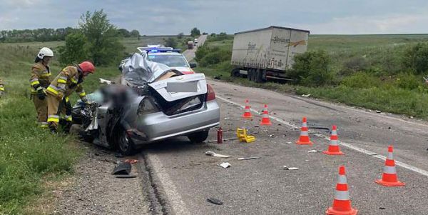 Смертельная авария в Николаевском районе: Chevrolet в лепешку и фура в кювете
