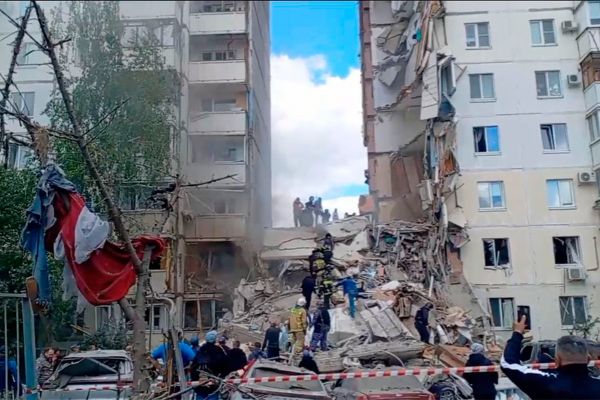 В рф поменяли версию обрушения многоэтажки в Белгороде: уже не снаряд