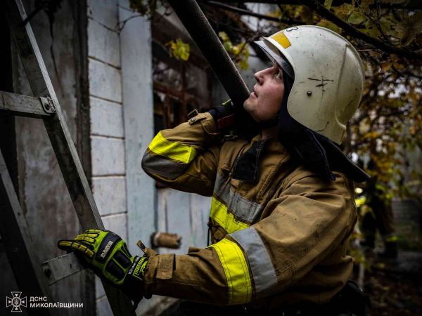 В Николаеве сгорел гараж в автокооперативе