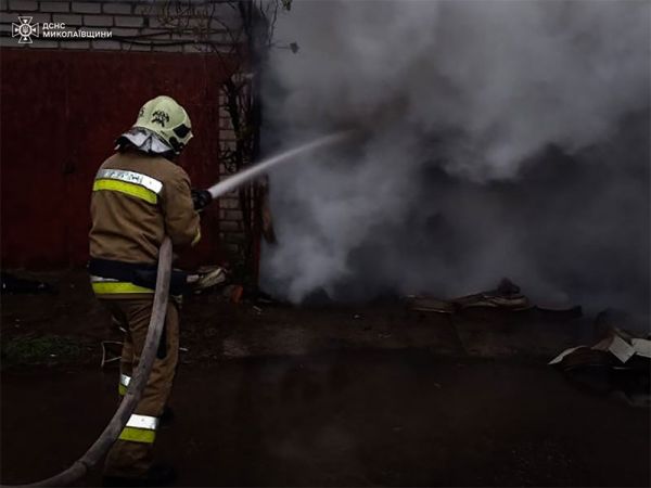 На Николаевщине на пожаре в своем доме обгорел 45-летний мужчина