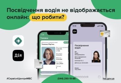 Водительское удостоверение не отображается в Дії? Как обменять бумажное ламинированное водительское удостоверение на современный образец