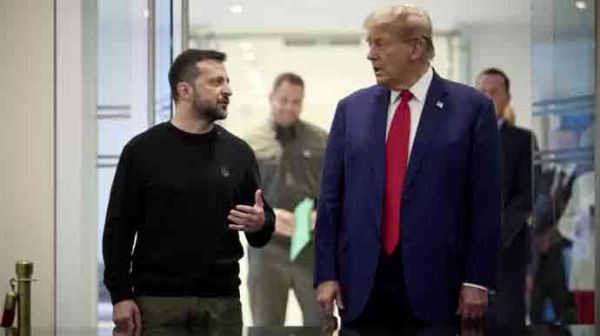 Владимир Зеленский и Дональд Трамп уже провели встречу в Риме